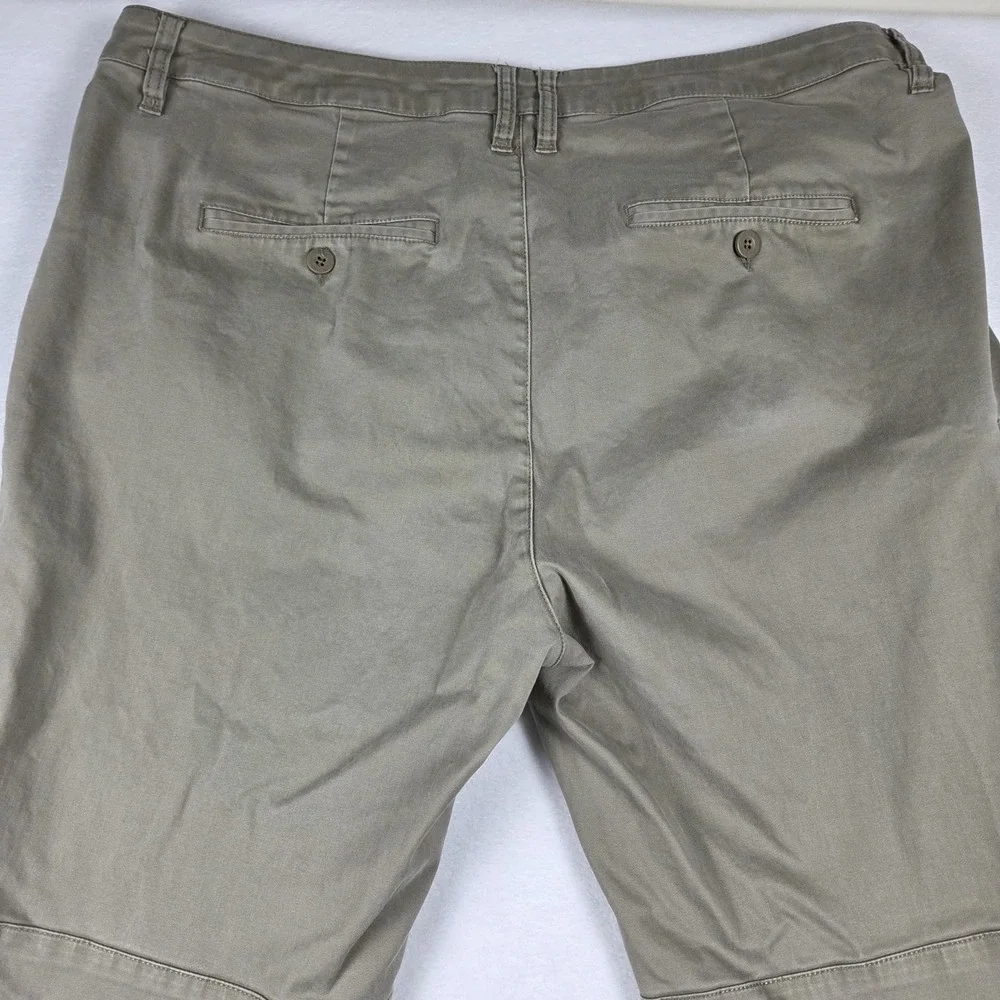 BYLT Stretch Cotton Chino Pant Lot (2) Men's Sz 40x30 Beige Blue Stretch Comfort